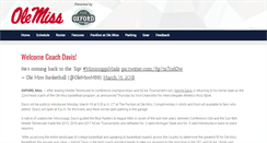 Desktop Screenshot of olemisshoops.com