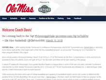 Tablet Screenshot of olemisshoops.com